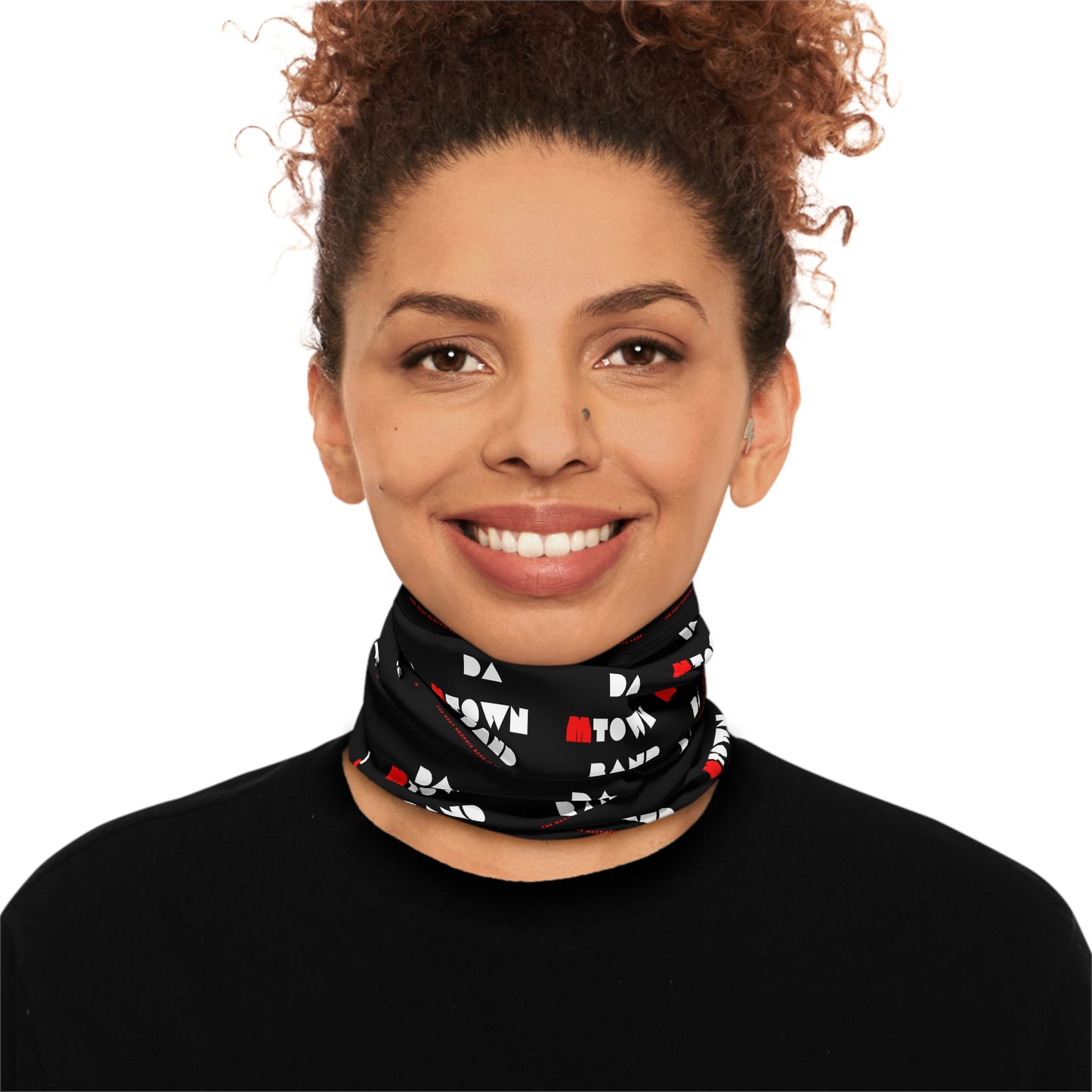 Platinum Collection Winter Neck Gaiter with Drawstring (black) - Da MTown Band