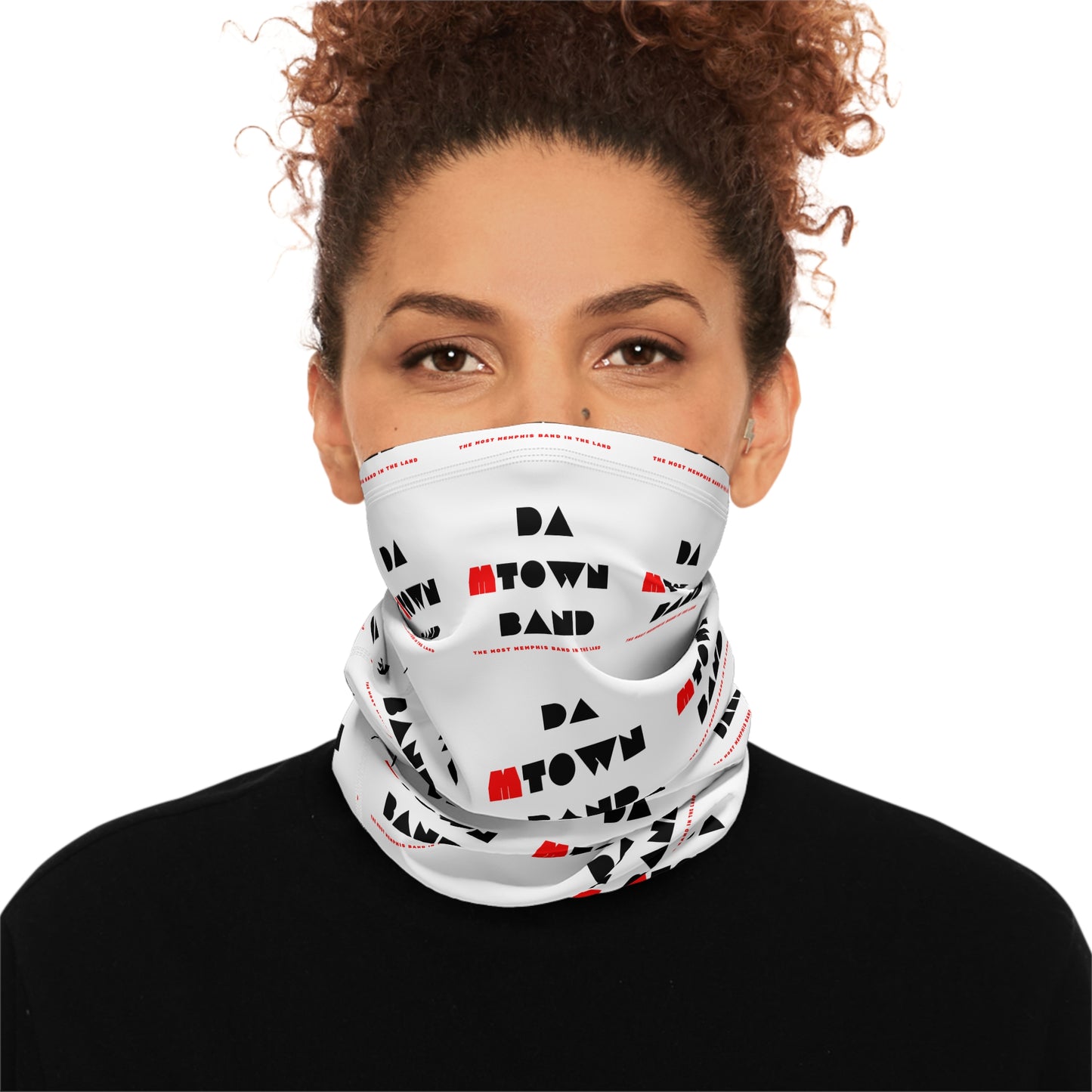 Platinum Edition Winter Neck Gaiter with Drawstring - Da MTown Band