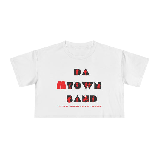 Da Mtown Band Women's Crop Tee (1-side)