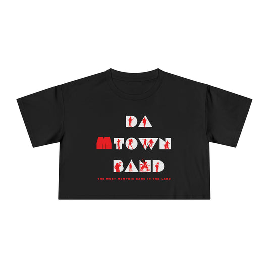 Da Mtown Band Women's Crop Tee (1-side)